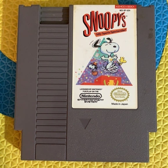 Vintage 1985 Nintendo Snoopy’s silly Sports spectacular NES OP USA game - Picture 2 of 6